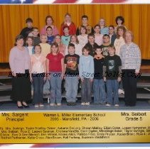 Fifth Grade Classes 2005-2006